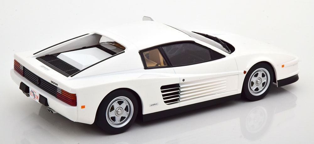 KK-Scale 1:18 - Ferrari Testarossa Monospecchio 1984 Wit US Version Florida
