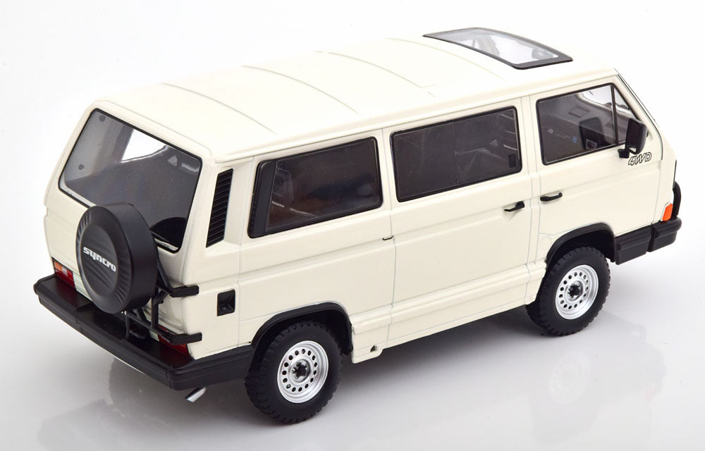 KK-Scale 1:18 - VW T3 Bus Syncro 1987 Wit