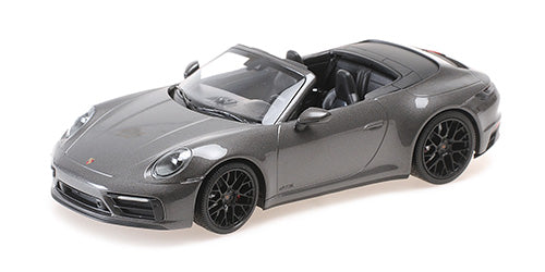 Minichamps 1:18 - PORSCHE 911 CARRERA 4 GTS CABRIOLET 2020 GREY METALLIC