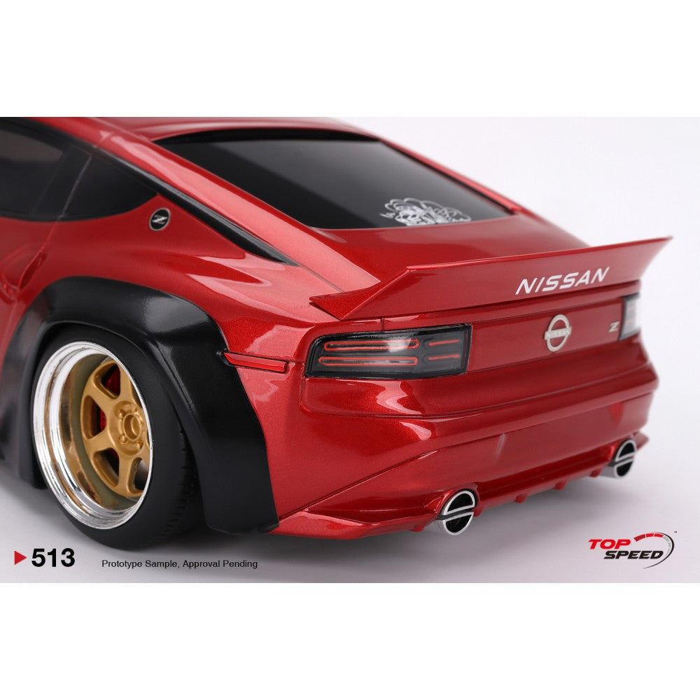 Top Speed Model - Nissan Z (RZ34) Pandem Passion Red 1:18