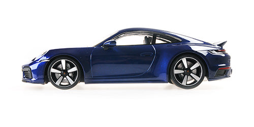 Minichamps 1:18 - PORSCHE 911 (992) SPORT CLASSIC 2022 BLUE METALLIC