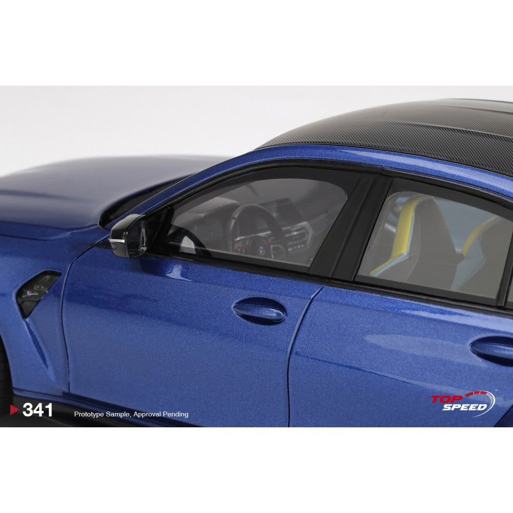 Top Speed Model - BMW M3 Competition (G80) Portimao Blue Metallic 1:18