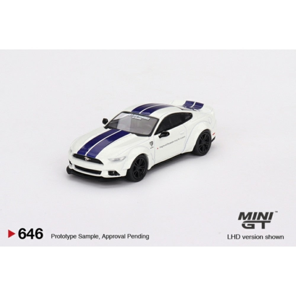 MiniGT - 1/64 FORD MUSTANG GT LB-WORKS WHITE (LHD)