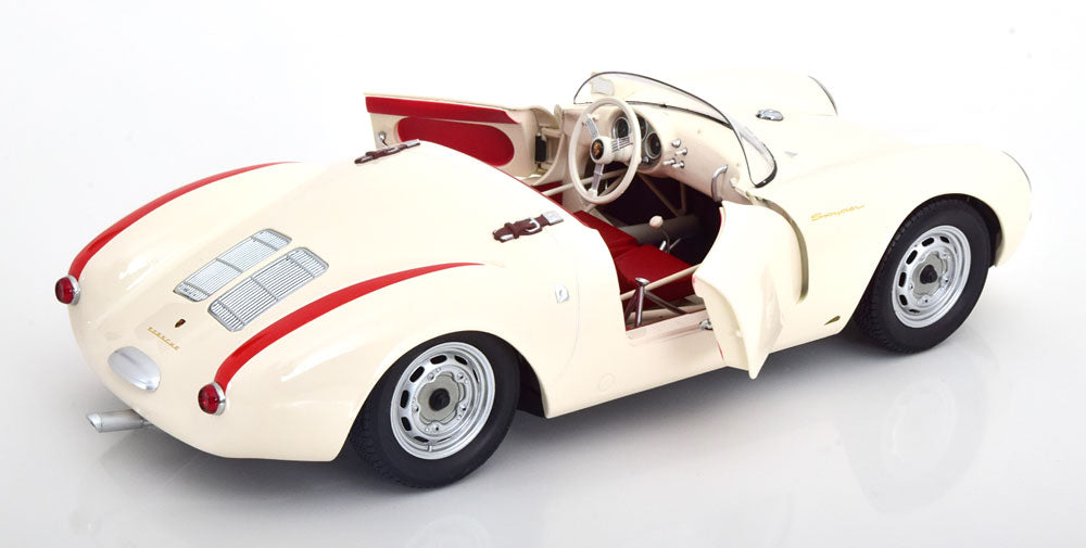 KK-Scale 1:12 - Porsche 550A Spyder 1953-1957 Wit/Rood