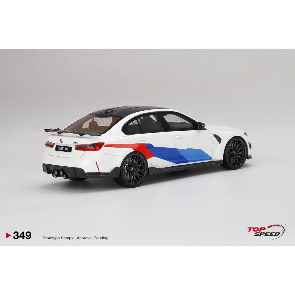 Top Speed Model - BMW M3 M-Performance (G80) Alpine White 1:18