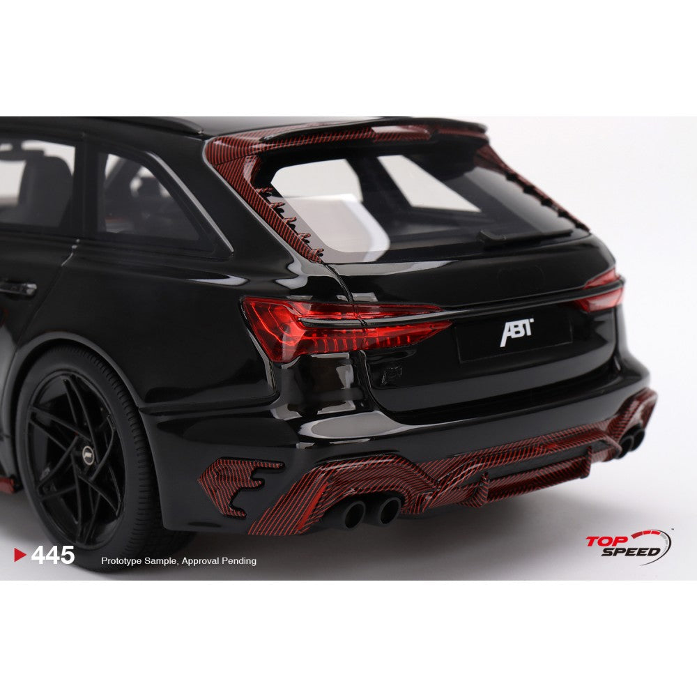 Top Speed Model - ABT Audi RS6 Johann Abt Signature Edition Black 1:18
