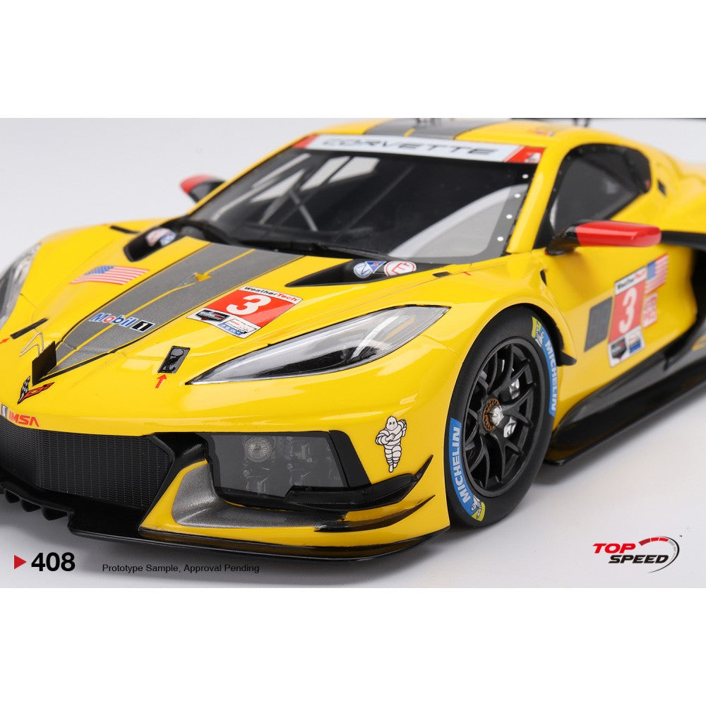 Top Speed Model - Chevrolet Corvette C8.R #3 Corvette Racing 2022 IMSA Sebring 12 Hrs GTD PRO Winner 1:18