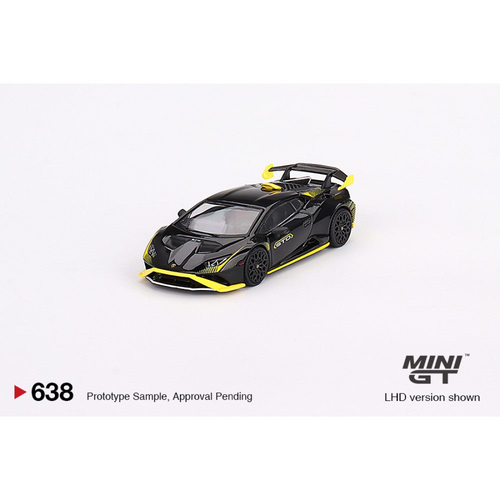MiniGT - 1/64 LAMBOURGHINI HURACAN STO NERO NOCTIS (LHD)