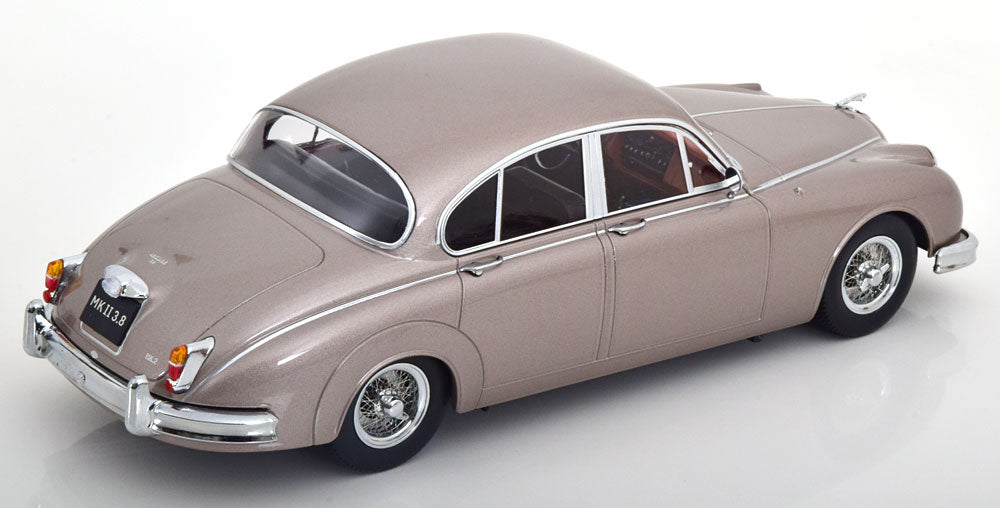 KK-Scale 1:18 - Jaguar MK II 3.8 LHD 1959 Pearl Zilver