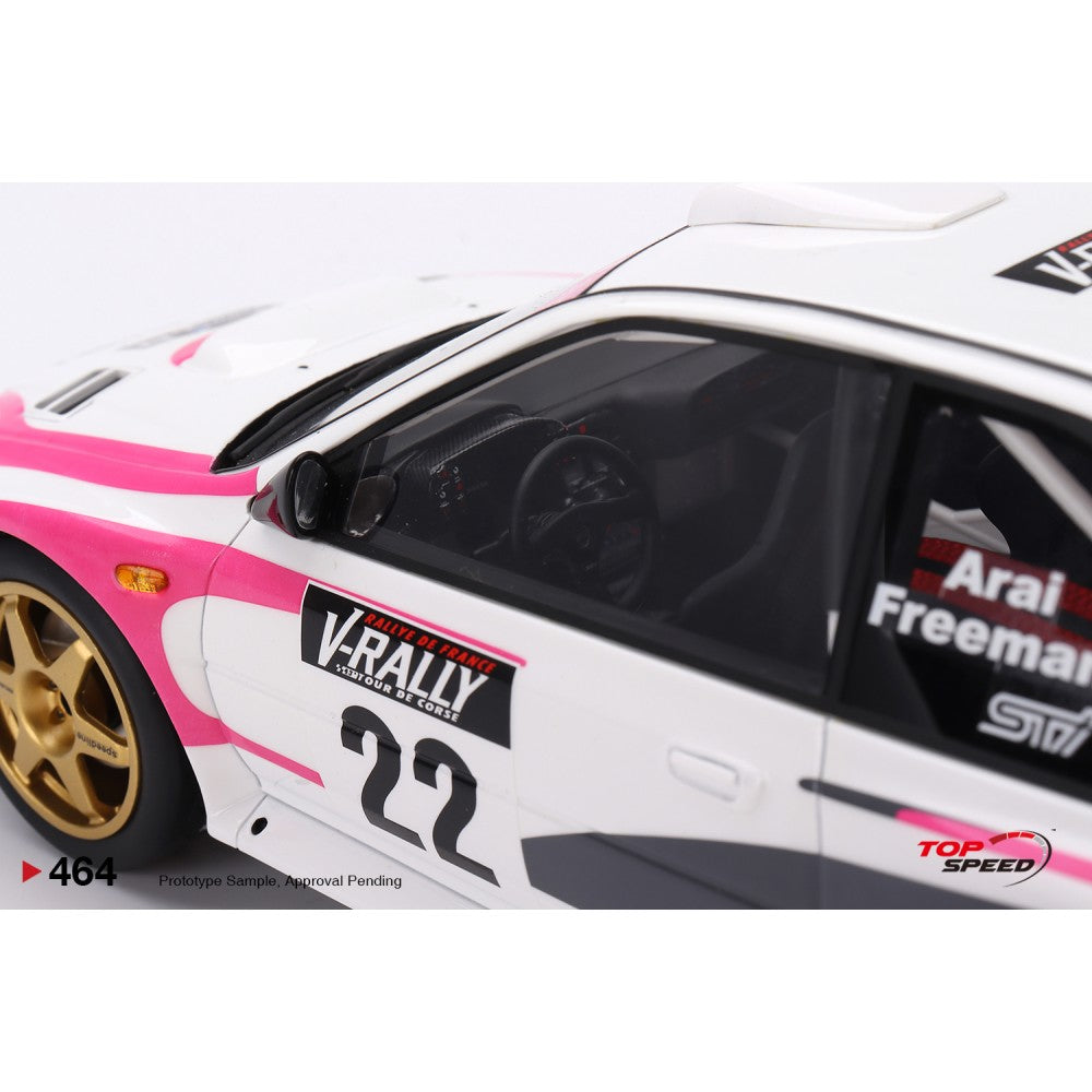 Top Speed Model - Subaru Impreza WRC98 1999 Rally Tour de Corse #22 1:18