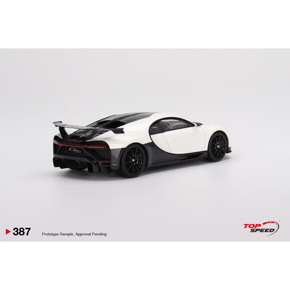 Top Speed Model - Bugatti Chiron Pur Sport White 1:18
