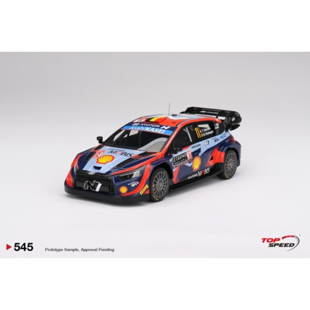 Top Speed Model - Hyundai i20 N Rally1 Hybrid #11 2023 Rally Monte Carlo 3rd Place 1:18