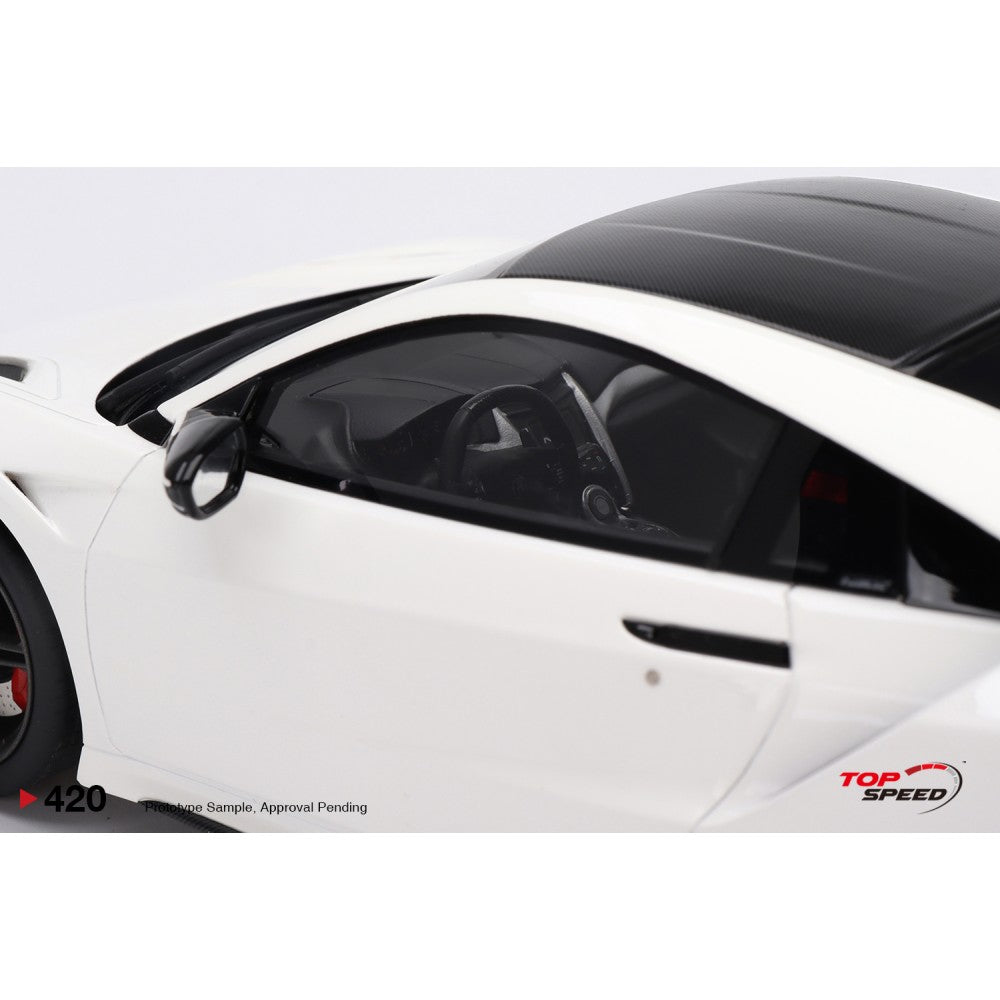 Top Speed Model - Acura NSX Type S 2022 130R White 1:18