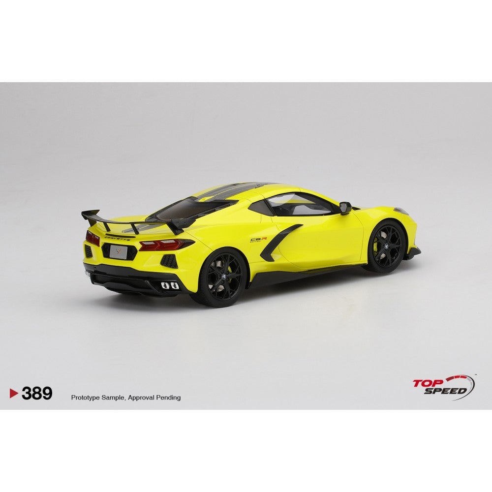 Top Speed Model - Chevrolet Corvette Stingray IMSA GTLM Championship Edition Accelerate Yellow 1:18