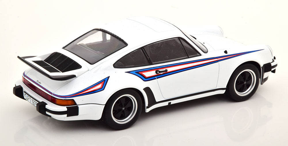 KK-Scale 1:18 - Porsche 911 (930) Turbo 3.0 1976 Wit Martini