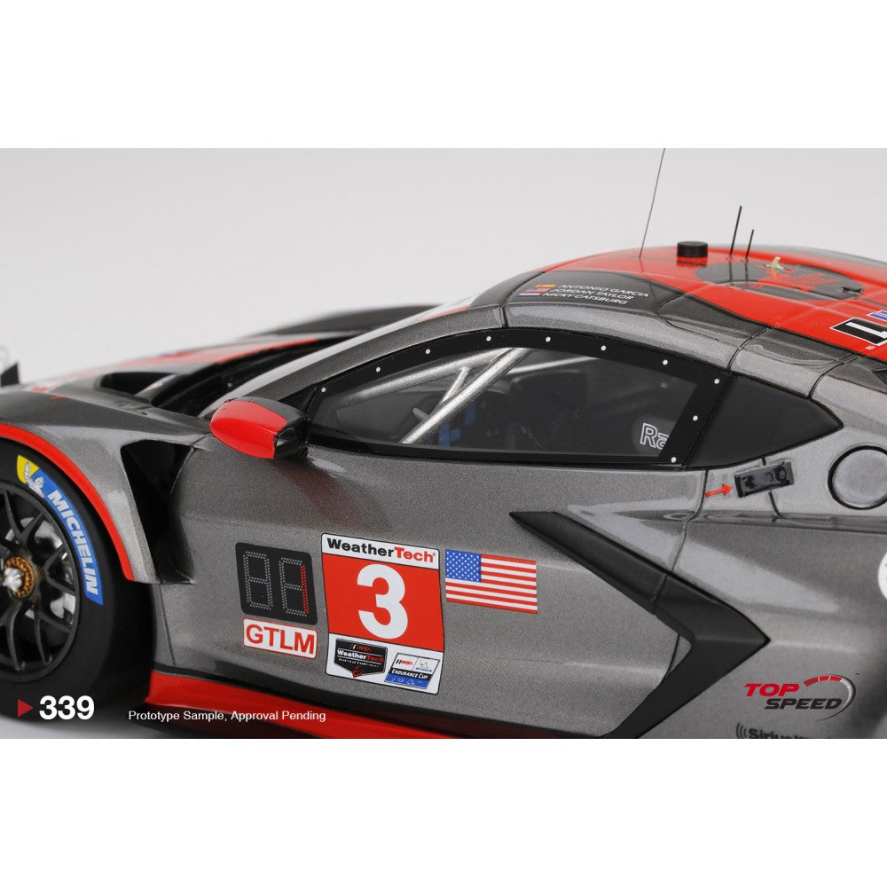 Top Speed Model - Chevrolet Corvette C8.R #3 2021 IMSA Sebring 12 Hrs 1:18