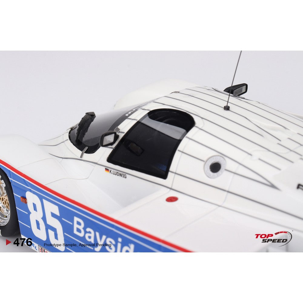 Top Speed Model - Porsche 962 #85 Bayside Disposal Racing 1987 IMSA Laguna Seca 300 km Winner 1:18