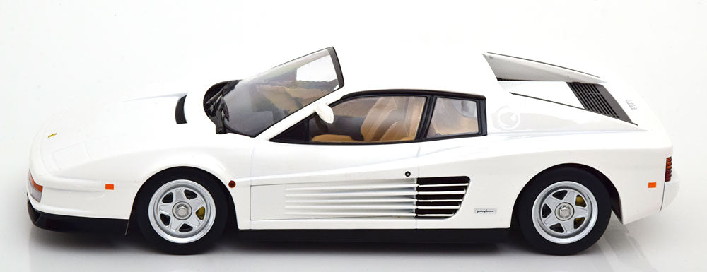 KK-Scale 1:18 - Ferrari Testarossa Monospecchio 1984 Wit US Version Florida