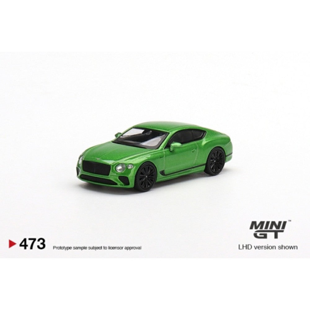 MiniGT - 1/64 BENTLEY CONTINENTAL GT SPEED 2022 APPLE GREEN 9 (LHD)