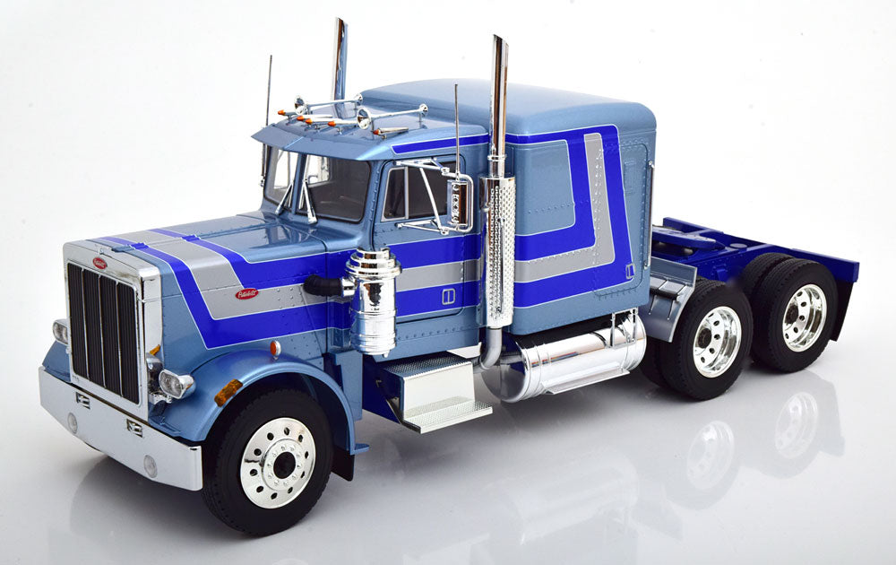 KK-Scale 1:18 - Peterbilt 359 Jahrgang: 1967 Limited Edition 500 pcs. Lichtblauw Metallic