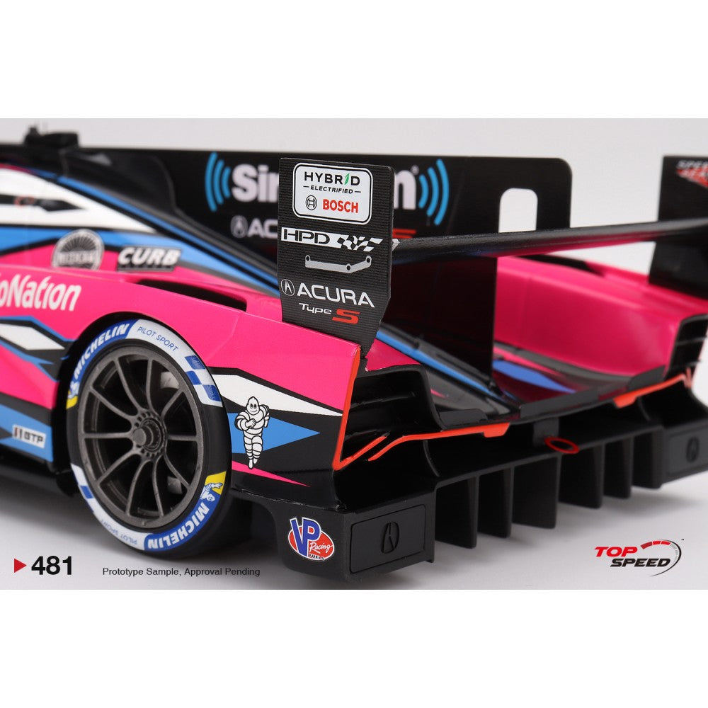 Top Speed Model - Acura ARX-06 GTP #60 Meyer Shank Racing 2023 IMSA Daytona 24 Hrs Winner 1:18