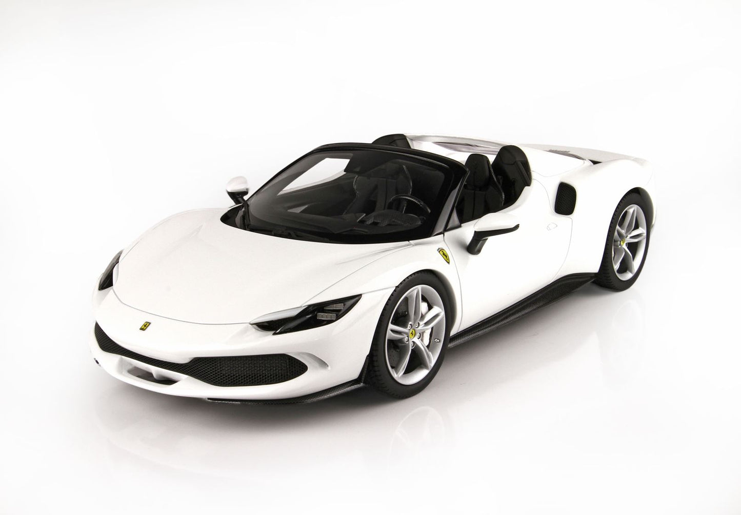 BBR Model 1:18 - Ferrari 296 GTS White Cervino