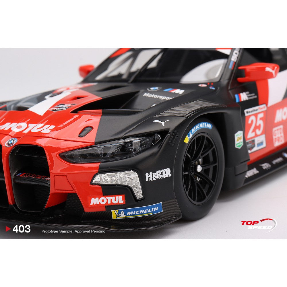 Top Speed Model - BMW M4 GT3 #25 2022 IMSA Daytona 24 Hrs 1:18
