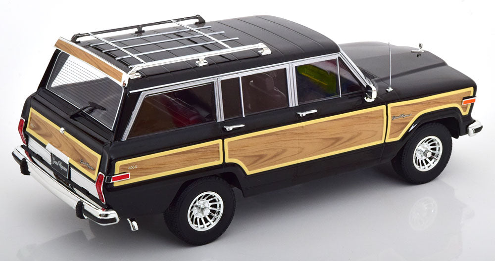 KK-Scale 1:18 - Jeep Grand Wagoneer 1989 Zwart