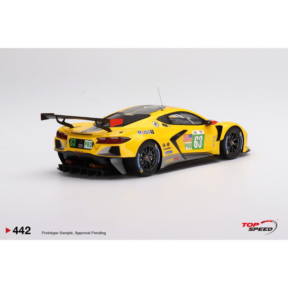 Top Speed Model - Chevrolet Corvette C8.R #63 Corvette Racing 2022 Le Mans 24 Hrs