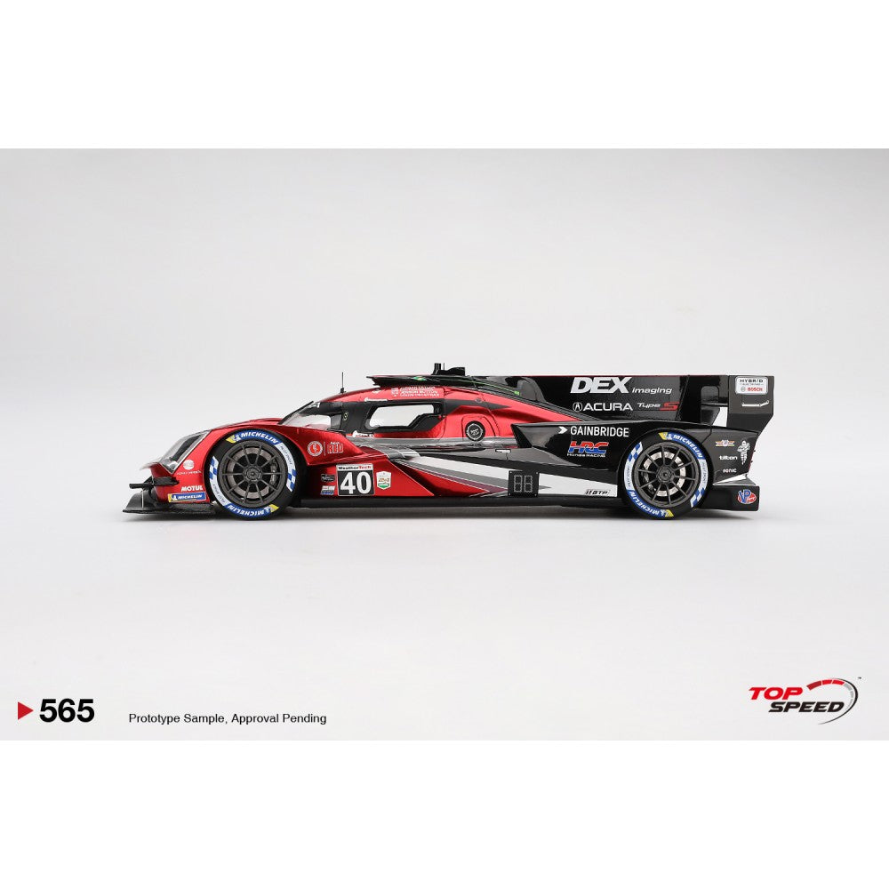 Top Speed Model - Acura ARX-06 GTP NO.40 Wayne Taylor Racing with Andretti 2024 TI IMSA DAYTONA 24 HRS 3RD PLACE 1:18