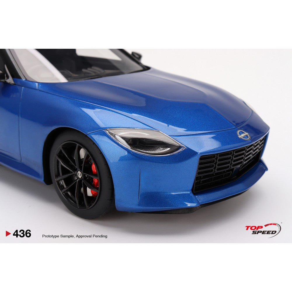 Top Speed Model - Nissan Fairlady Z Version ST 2023 Seiran Blue 1:18