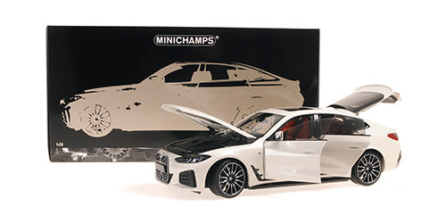 Minichamps 1:18 - BMW i4 M50 2022 WHITE METALLIC