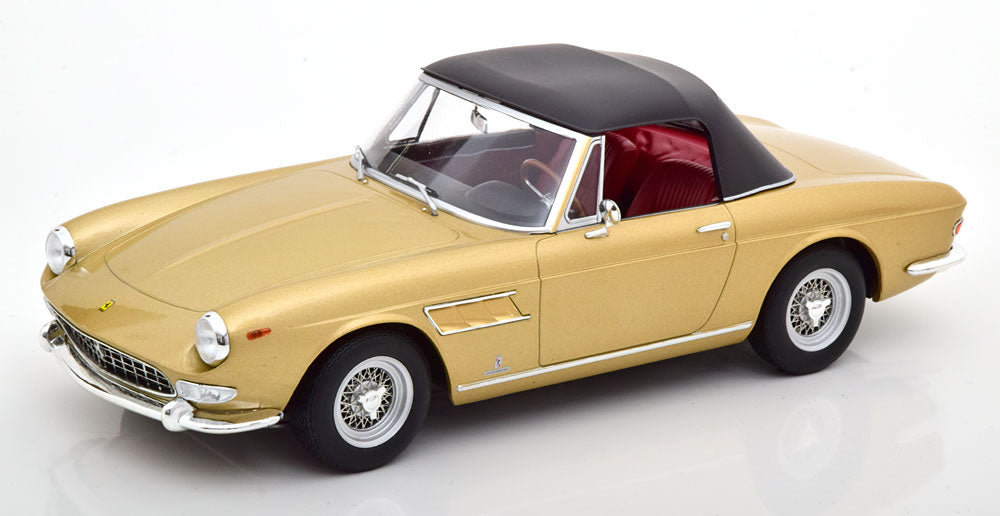 KK-Scale 1:18 - Ferrari 275 GTS Pininfarina Spyder 1964 Goud Metallic