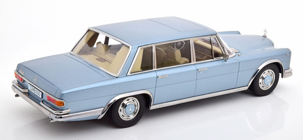 KK-Scale 1:18 - Mercedes 600 SWB W100 1963 Lichtblauw Metallic