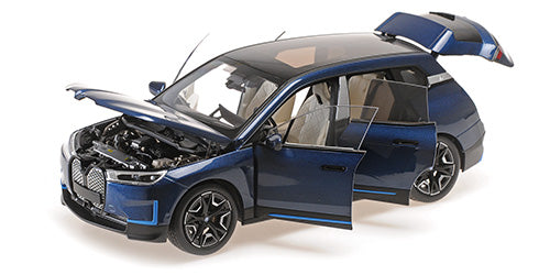 Minichamps 1:18 - BMW iX 2022 BLUE METALLIC