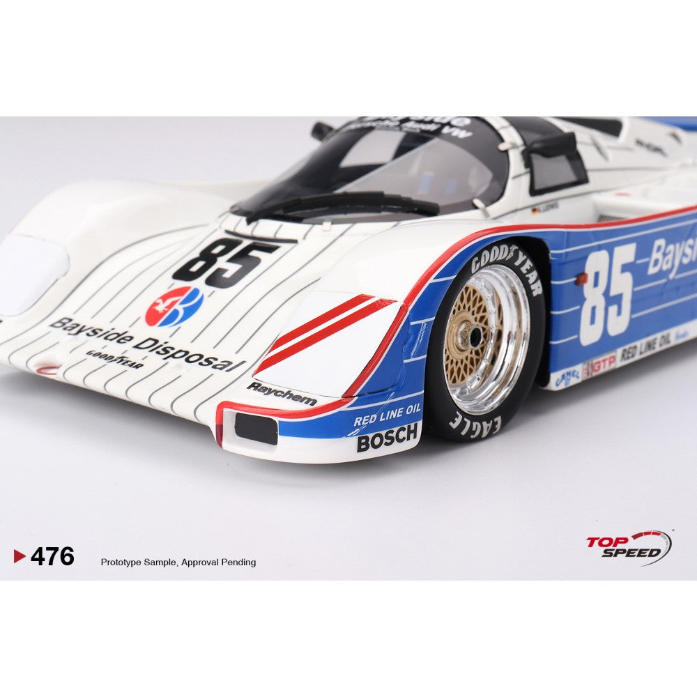 Top Speed Model - Porsche 962 #85 Bayside Disposal Racing 1987 IMSA Laguna Seca 300 km Winner 1:18