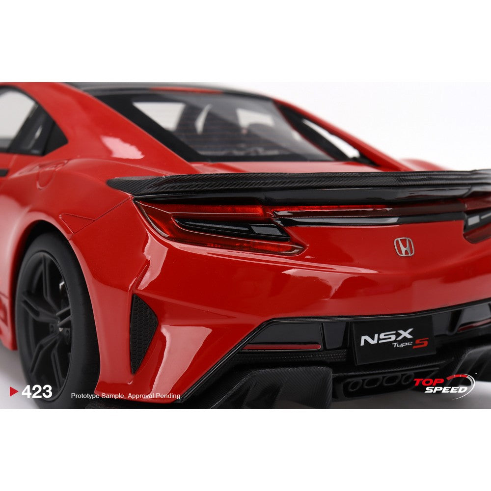 Top Speed Model - Honda NSX Type S 2022 Gotham Gray Matte 1:18