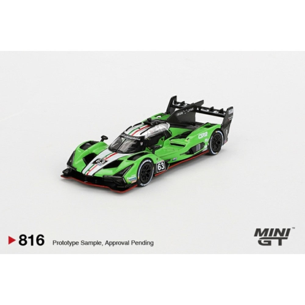 MiniGT - 1/64 LAMBORGHINI SC63 NO.63 IRON LYNX 2024 IMSA SEBRING 12 HRS (LHD) BLISTER PACKAGING