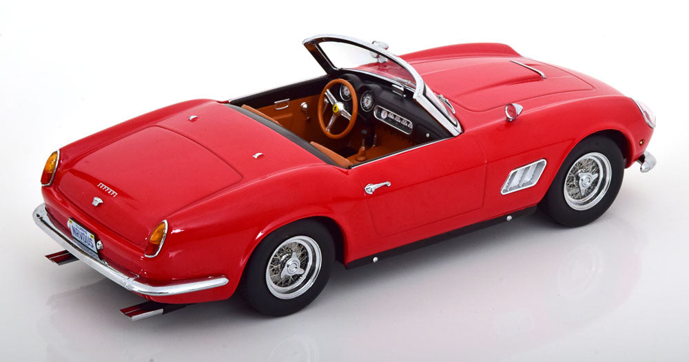 KK-Scale 1:18 - Ferrari 250 GT California Spyder US Version Hardtop 1960 Rood