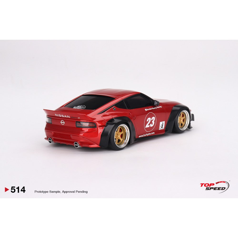 Top Speed Model - Nissan Fairlady Z (RZ34) Pandem Passion Red 1:18
