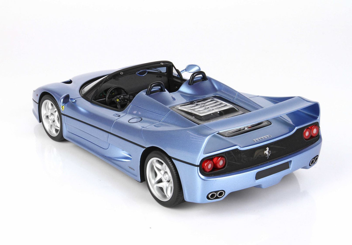 BBR Model 1:18 - Ferrari F50 Coupe 1995 Spider Version California Light Blue Metallic