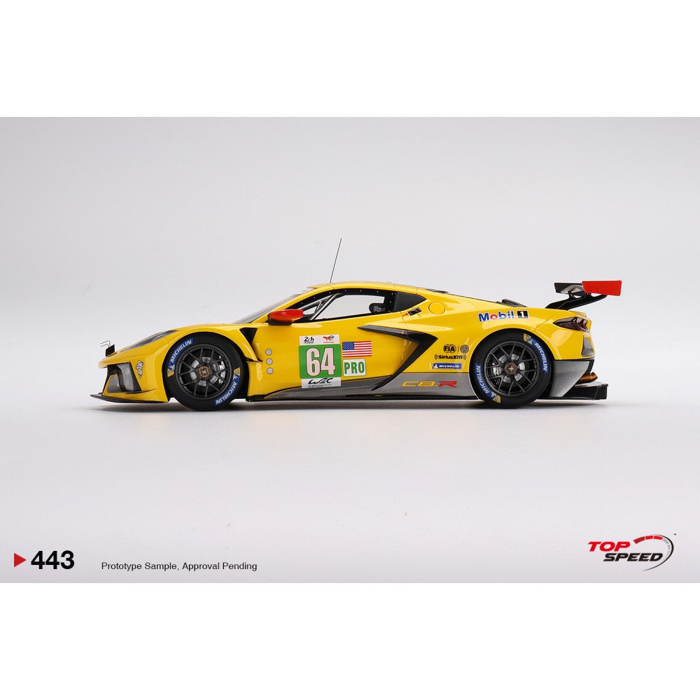 Top Speed Model - Chevrolet Corvette C8.R #64 Corvette Racing 2022 Le Mans 24 Hrs 1:18