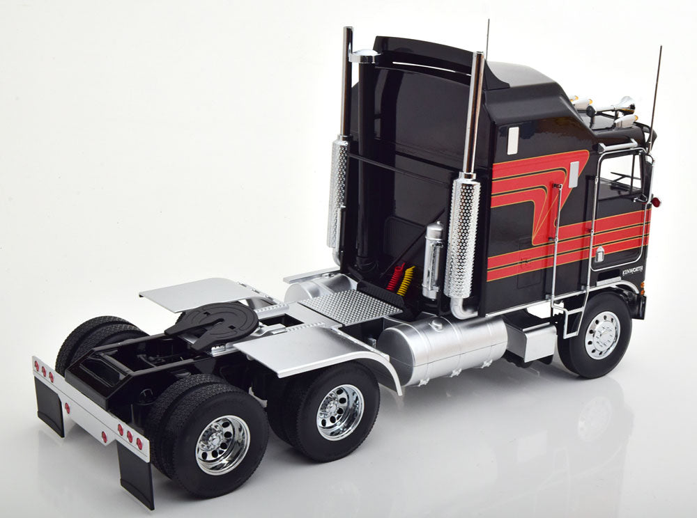 KK-Scale 1:18 - Kenworth K100 Aerodyne 1976 Zwart/Rood