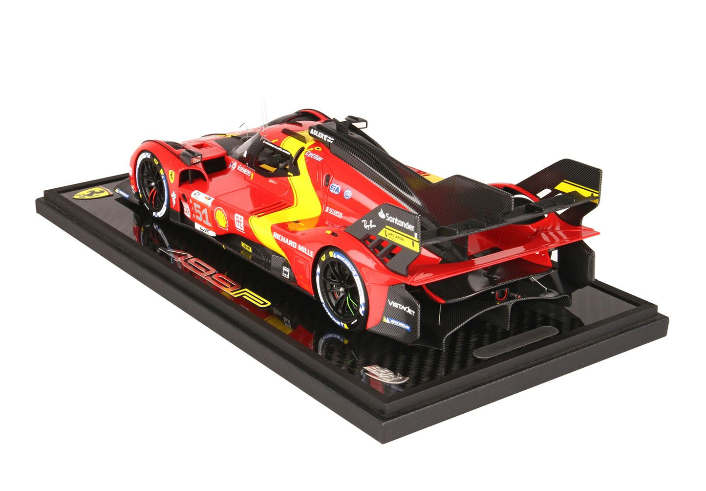 BBR Model 1:18 - Ferrari 499P Car N. 51 Winner Le Mans 2023