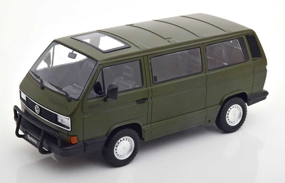 KK-Scale 1:18 - VW T3 Bus Syncro 1987 Mat Olijfgroen