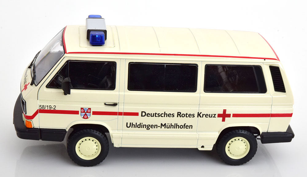 KK-Scale 1:18 - VW T3 Bus Syncro German Res Cross 1987