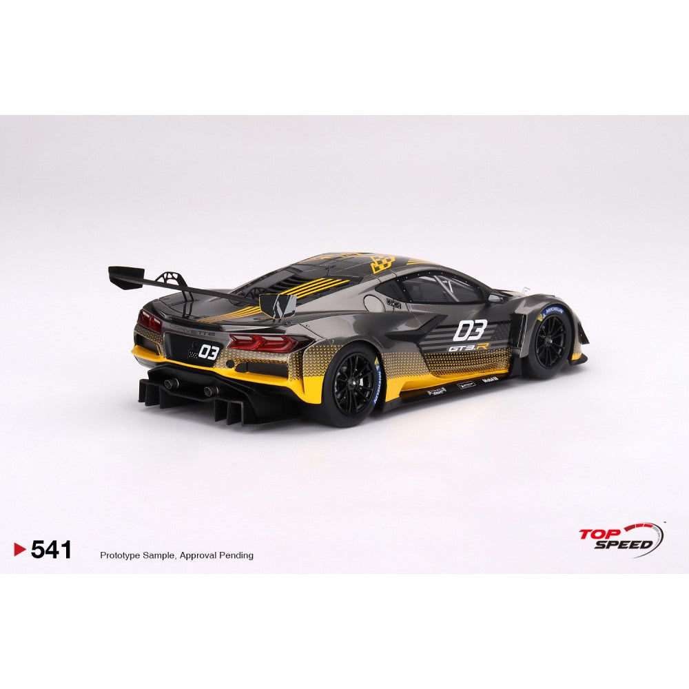 Top Speed Model - Chevrolet Corvette Z06 GT3.R 2023 Daytona Presentation 1:18