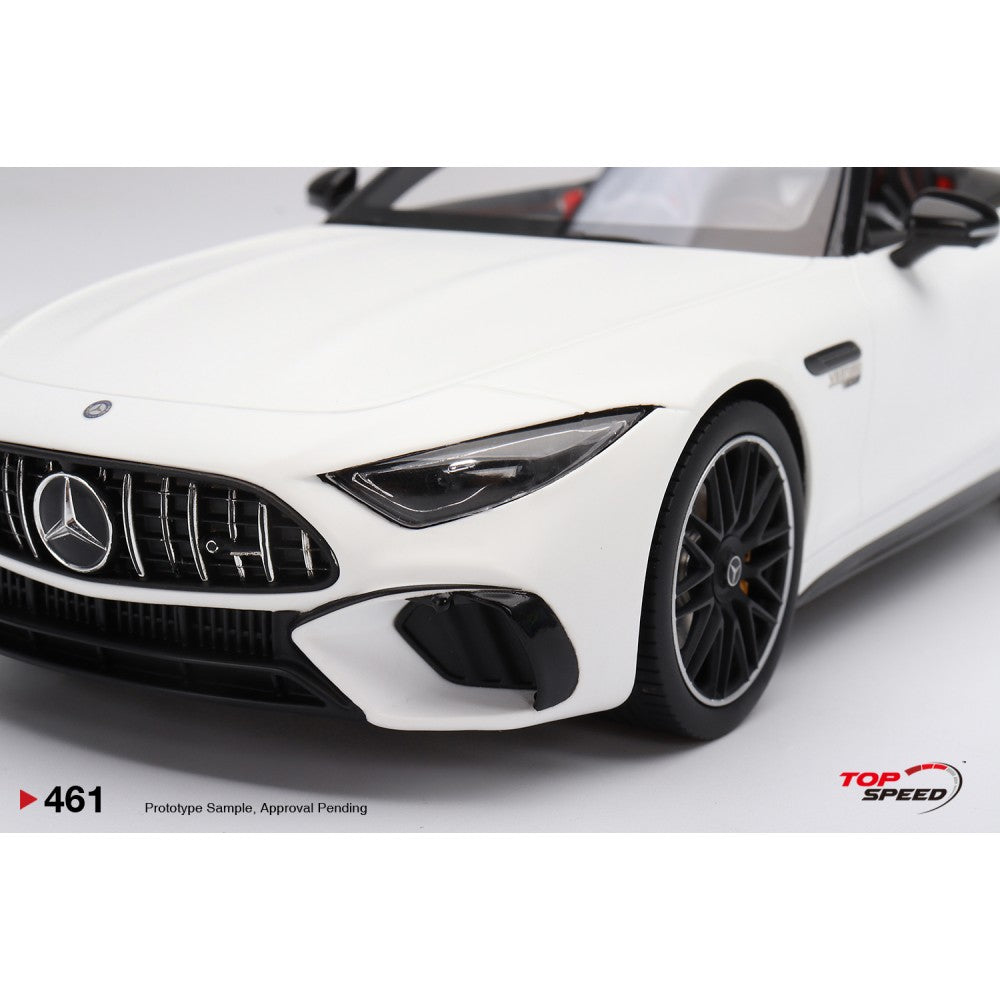 Top Speed Models - Mercedes-AMG SL 63 White 1:18