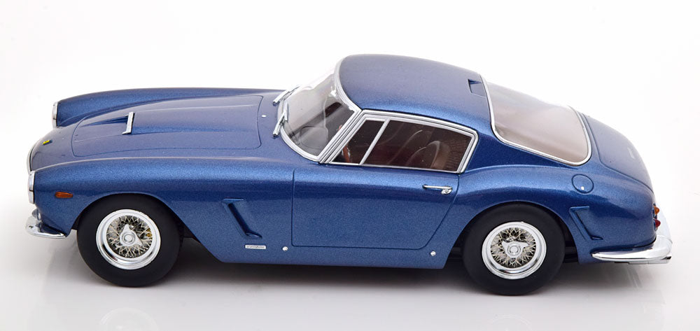 KK-Scale 1:18 - Ferrari 250 GT SWB Passo Corto 1961 Blauw Metallic