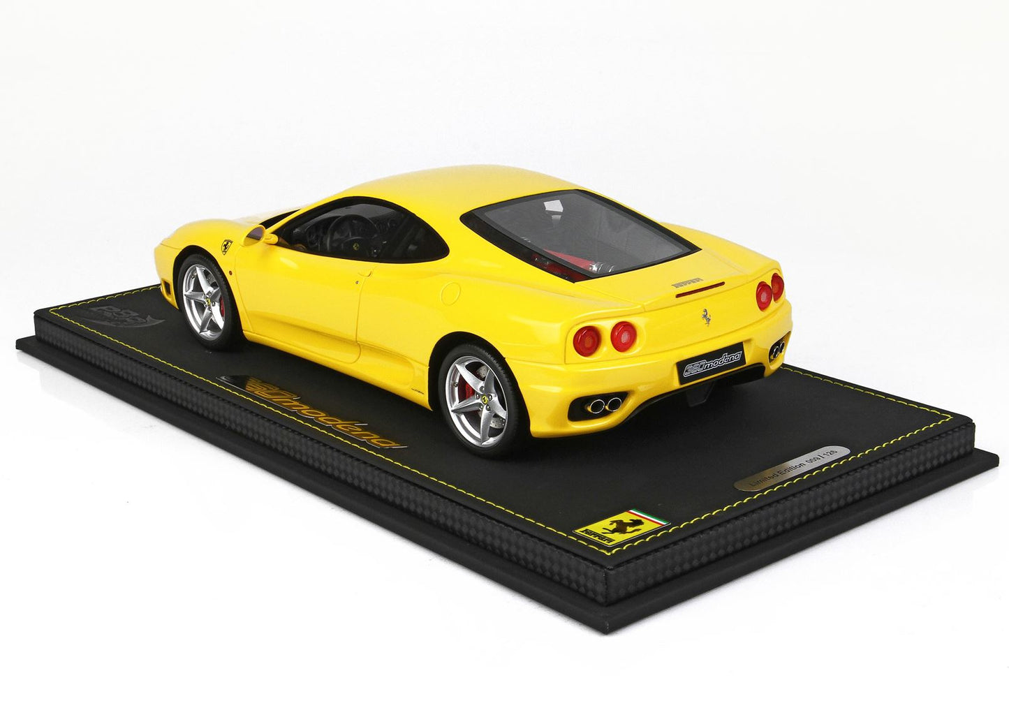 BBR Model 1:18 - Ferrari 360 Modena 1999 Yellow Modena F1 Gear BOX